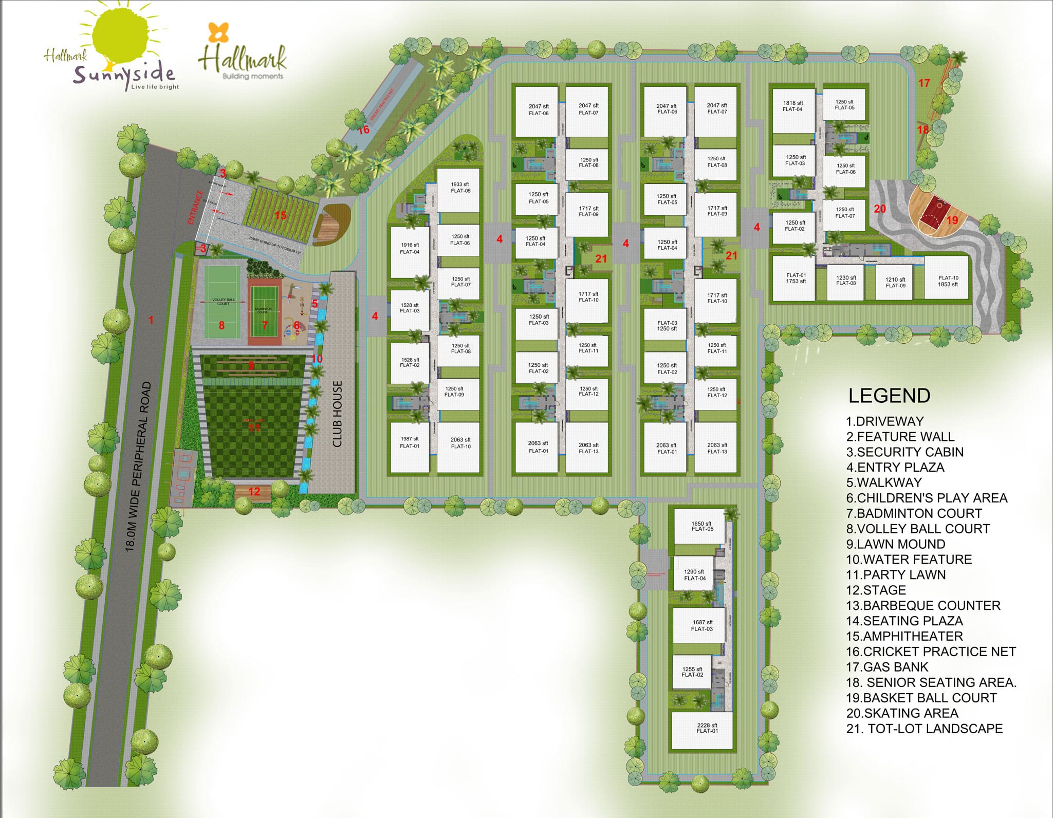 Hallmark Sunnyside Manchirevula, Hyderabad Apartments properties